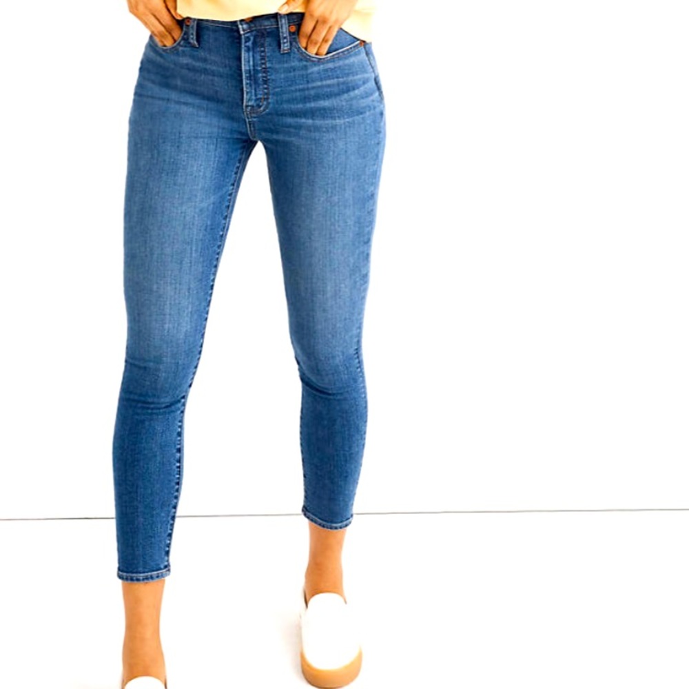 Madewell curvy high rise skinny jean